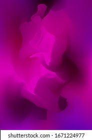 Abstrakter, roter und violetter Hintergrund, gemalte Vektorillustration-Illustration wie Meereswellen. Farbverlauf-Muster mit dünnen, waagerechten Linien, Vektorillustration-Malerei. Abstrakte bunte Ölfarben.