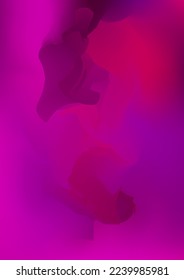 Abstract red and violet watercolor background, painted vector illustration like sea waves. Watercolor gradient pattern with thin wavy border lines, vector painting. Abstract colorful oil paints.