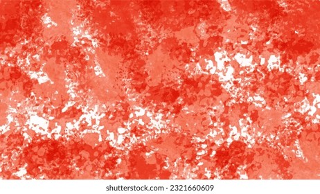 Abstract red watercolor background.Hand painted watercolor. vector