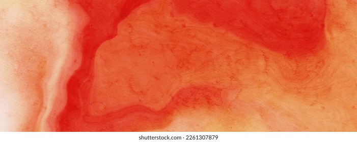 Abstract red watercolor paint Background. Design banner element. Vector illustration