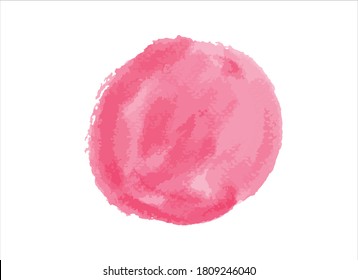 abstract red watercolor paint stroke background vector illustration texture design
