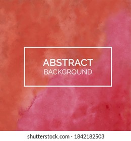 Abstract red watercolor texture background
