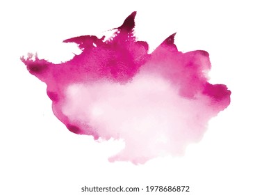 abstract red watercolor texture stain background