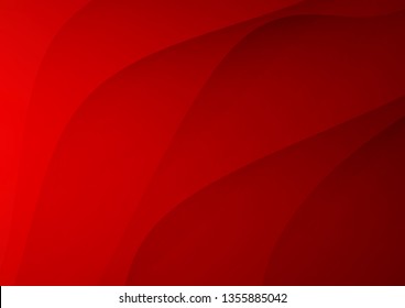 Abstract red wave background