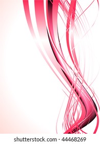 abstract red wave background
