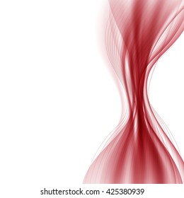 Abstract Red Wave Background, Blood Or Muscle Concept