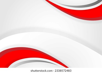 Abstract red and wave background for business presentation