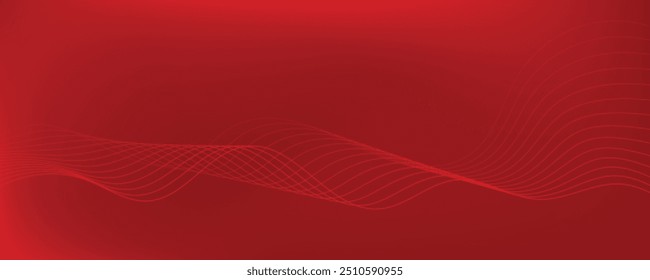 Fundo abstrato da onda vermelha. EPS10