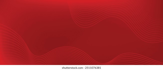 Abstract red wave background. EPS10