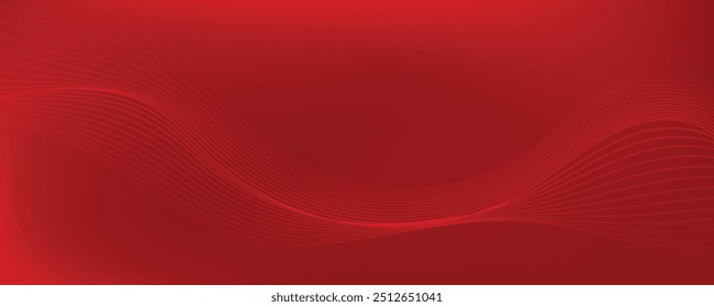 Abstract red wave background. EPS10