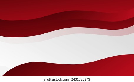 Abstrakter roter Wellenhintergrund.  Vorlage für Einladung, Visitenkarte für Präsentationsdesign