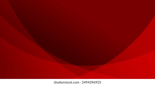 Abstract red wave background. Vector illustration