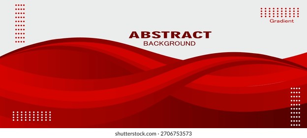 Fondo Abstractas del Anuncio de la onda roja. Plantilla con Formas de curva dinámica. Fondo creativo del Anuncio del negocio de la onda