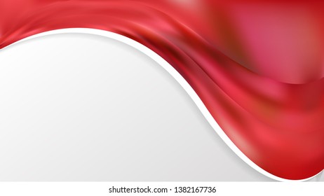 Abstract Red Wave Business Background
