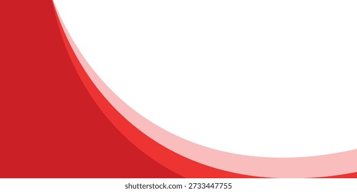 ABstract red Wave on White Background modern bacground, eps10