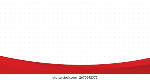 Abstrakte rote Welle und Pseudo-Punkt-Hintergrund. Geeignet für Banner, Flyer, Business, Web und Business.