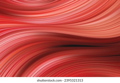 Abstract red wave spiral curve background fiber