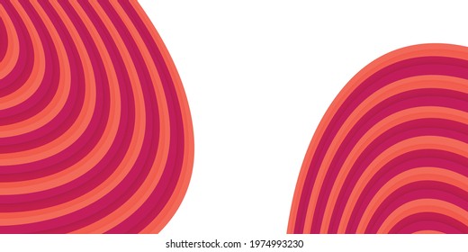 Abstract red wave stripes background. Vector illustration for brochure, business card, corporate cover, poster, presentation design, portfolio, flier, banner, website