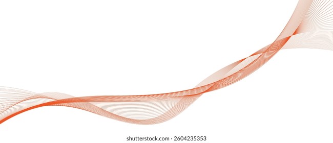 abstract red wave vector background