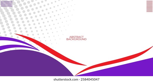 Abstract red waves are flowing on blue and white background. red blue line background curve element. Suit for business, banner, cover, header, wallpaper, corporate