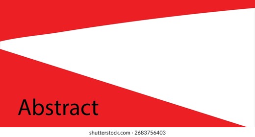 Abstract red waves are flowing on black and white background. red line background curve element. 