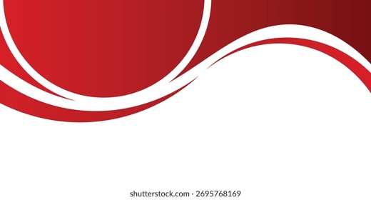 Ondas vermelhas abstratas estão fluindo sobre fundo preto e branco. elemento de curva de fundo de linha vermelha. 