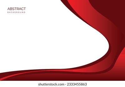 Resumen de fondo ondulado rojo con espacio de copia para el texto. Ilustración del vector