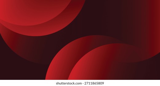Abstract red wavy background design. Vector template bannner tecnology illustration eps10