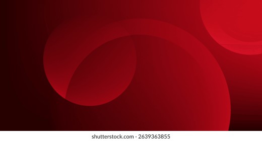 Abstract red wavy background. Dynamic shapes composition. Vector illustration