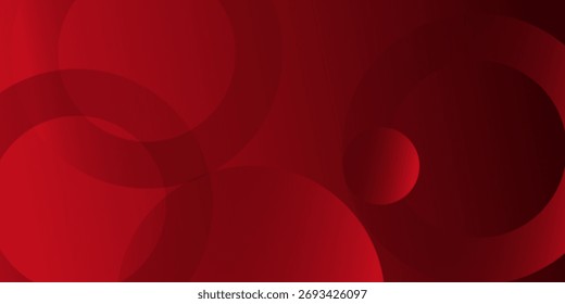 Abstract red wavy background. Dynamic shapes composition. Vector illustration