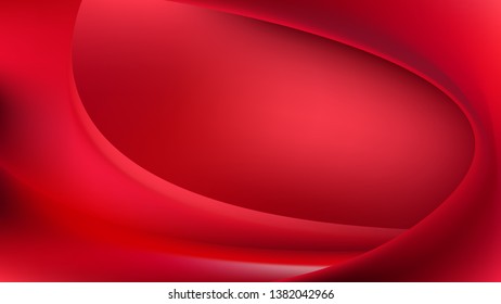 Abstract Red Wavy Background Illustrator