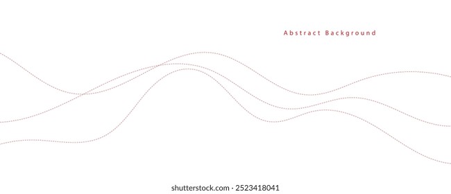 Abstract red wavy background. Vector illustration. EPS10