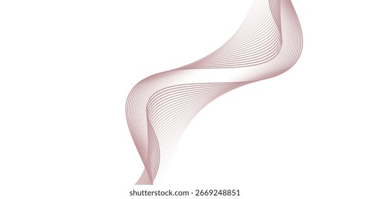 Abstract red wavy background. Vector illustration. EPS10