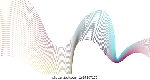 Fundo ondulado vermelho abstrato. Ilustração vetorial. EPS11