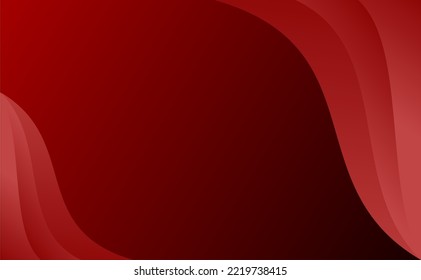 abstract red wavy background with white color waves can be used for banner, wallpaper, flyer, landing page sales.