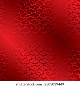 Abstract red and white ackground for happy chinese new year oriental and traditional wave cloud symbol element vector illustration. eps 10