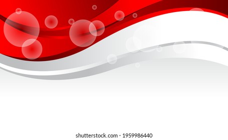 Abstract Red And White Background