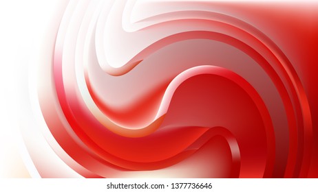 Abstract Red and White Background Design