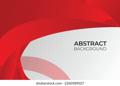 Abstract red and white background design