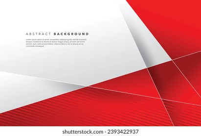 abstract red and white background template for cover and backdrop banner