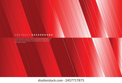 abstract red white background template