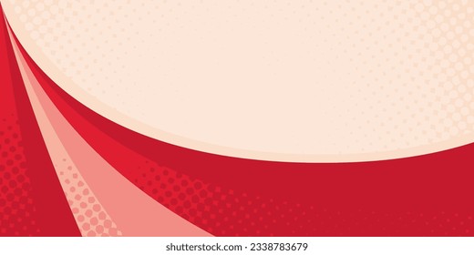  abstract red white banner background with copy space