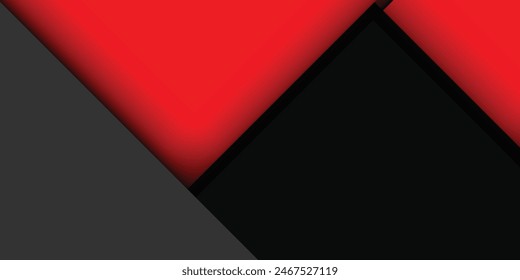 Abstrakte Rot-Weiß-Banner-Design-Vektorgrafik, dynamische sportliche Horizontale Hintergrund-Vorlage für Mediawerbung oder Web-Banner
