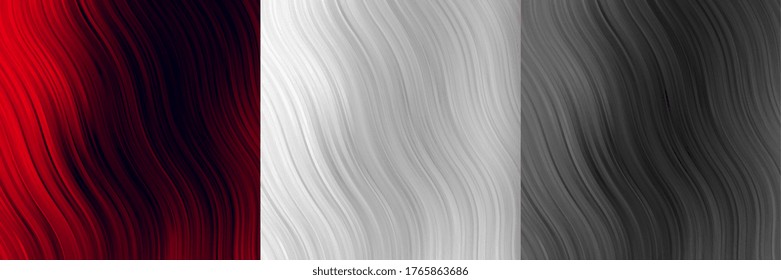 fondo abstracto de líneas onduladas en rojo y negro