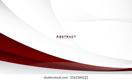 Abstract red white blank space modern futuristic background vector illustration design. Vector illustration design for presentation, banner, cover, web, card, poster, wallpaper