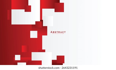 Abstrato vermelho branco espaço em branco moderno futurista fundo vetor ilustração design. Design de ilustração vetorial para apresentação, banner, capa, web, cartão, cartaz, papel de parede