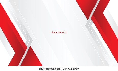 Abstrato vermelho branco espaço em branco moderno futurista fundo vetor ilustração design. Design de ilustração vetorial para apresentação, banner, capa, web, cartão, cartaz, papel de parede
