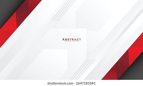 Abstract red white blank space modern futuristic background vector illustration design. Vector illustration design for presentation, banner, cover, web, card, poster, wallpaper