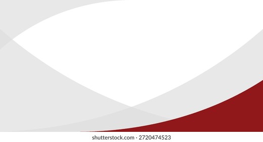 Fondo Abstractas de la curva roja y blanca. Ilustración vectorial


