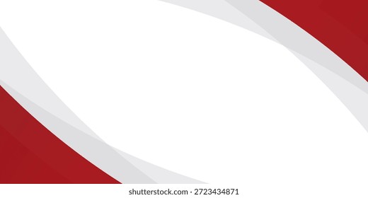 Fondo Abstractas de la curva roja y blanca. Antecedentes de tecnología futurista